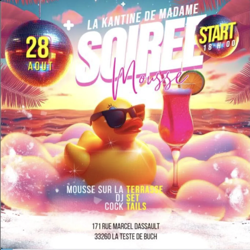 Soirée Mousse à La Kantine de Madame