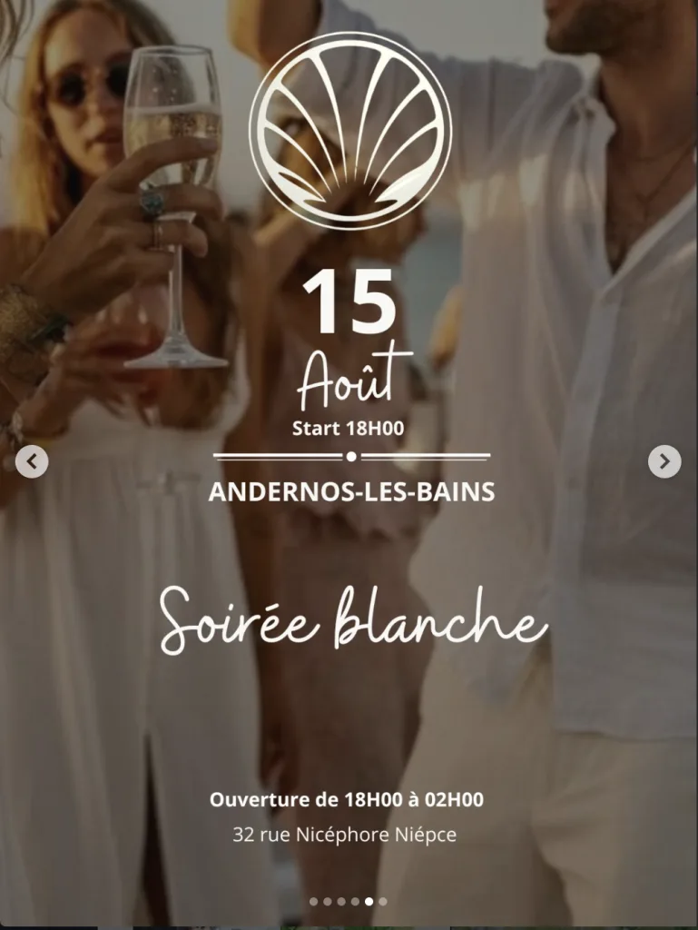 Soirée Blanche au Whitesand